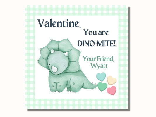 Printable Valentines Day Cards for Kids, Valentine Tags, Dino Valentine, Dinosaur Valentine, Valentine Favor Tags, Valentine Treat Tags