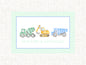 Personalized Boy Construction Truck Laminated Placemat