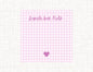 Lunch Box Notes - Pink Heart